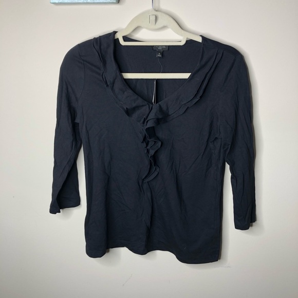 Talbots Black new with tags top - Picture 1 of 4
